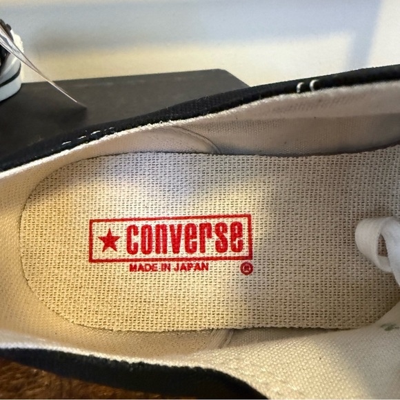 Converse Canvas All Star J OX Black Lo Made in Japan Sneakers Classic Shoe Low - Picture 9 of 15
